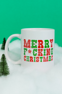 Brightside the Label Merry F*cking Christmas Mug