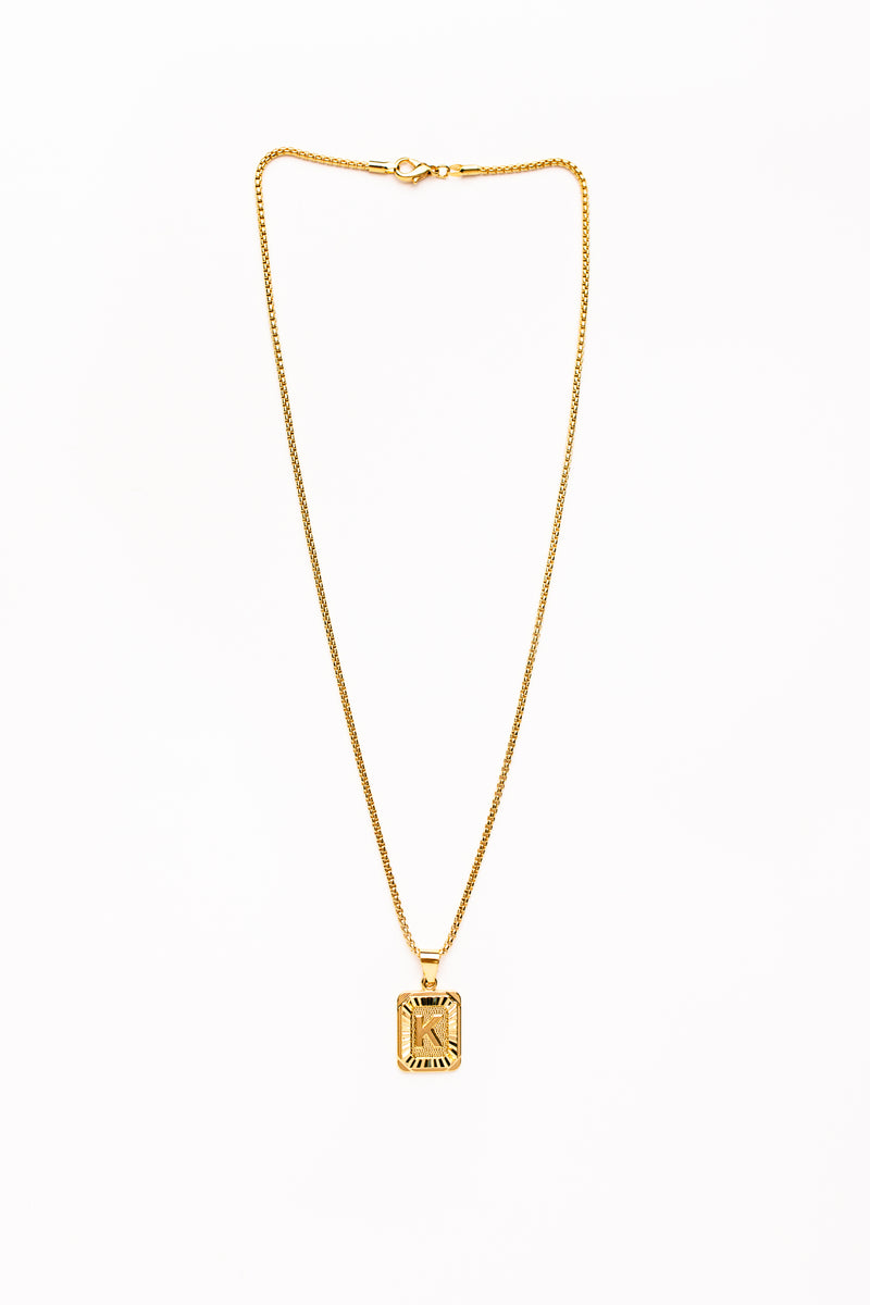 Catalina Initial Pendant Necklace