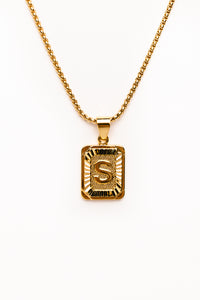 Catalina Initial Pendant Necklace