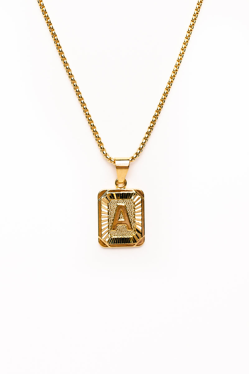 Catalina Initial Pendant Necklace