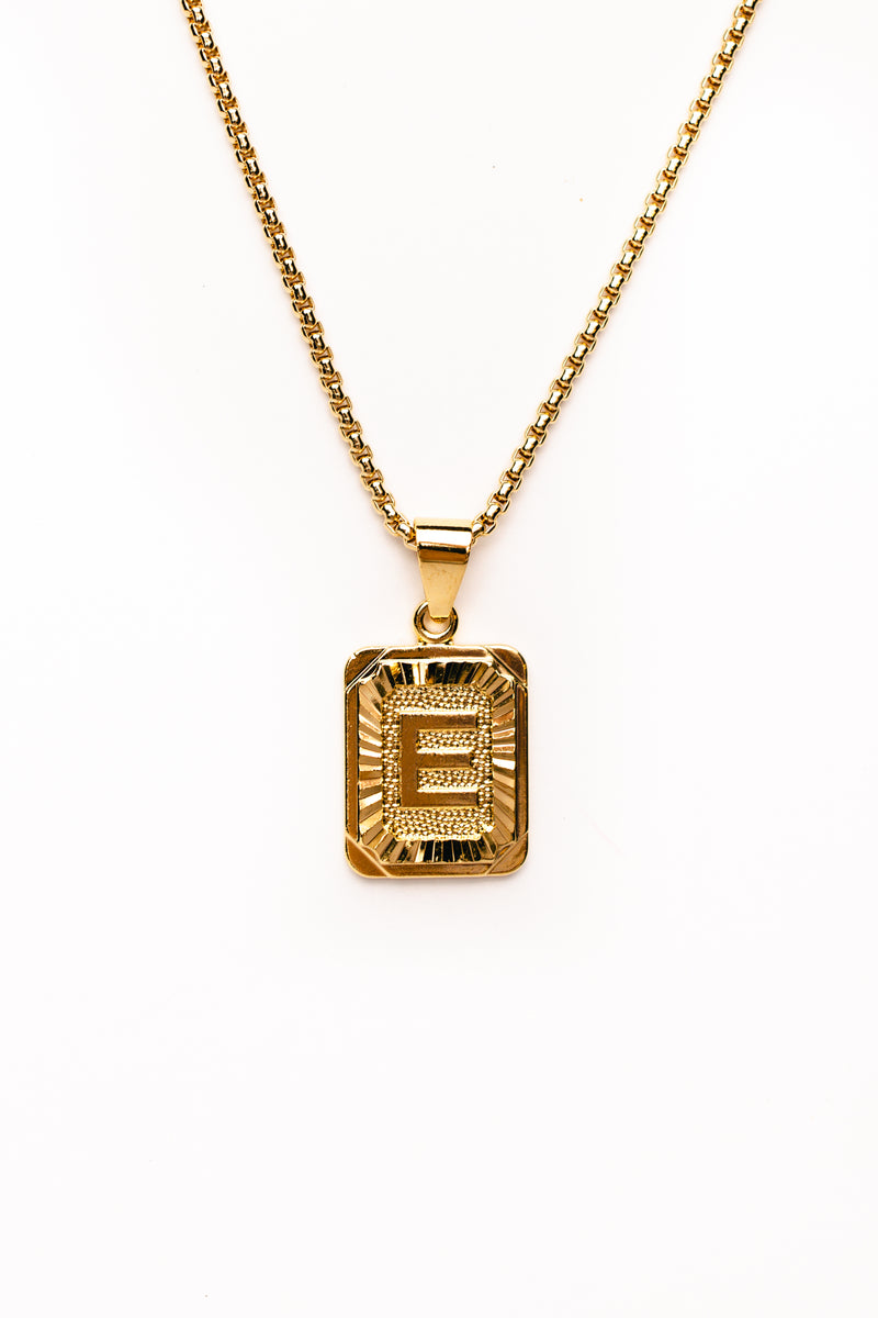 Catalina Initial Pendant Necklace