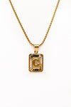 Catalina Initial Pendant Necklace