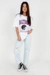 Baltimore Vintage Football Tee By Brightside