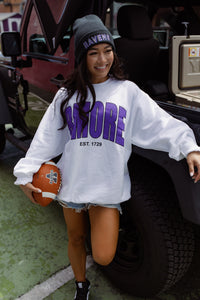 Bmore Varsity Crewneck Sweatshirt by Brightside