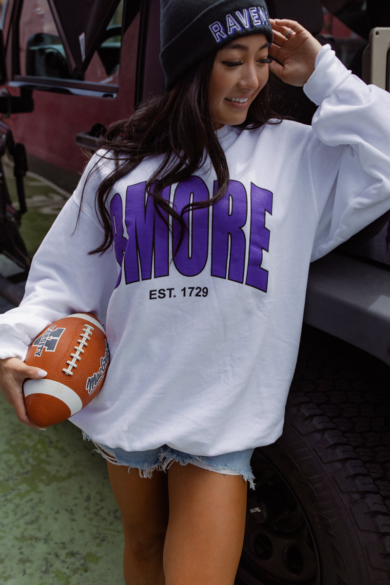 Bmore Varsity Crewneck Sweatshirt by Brightside