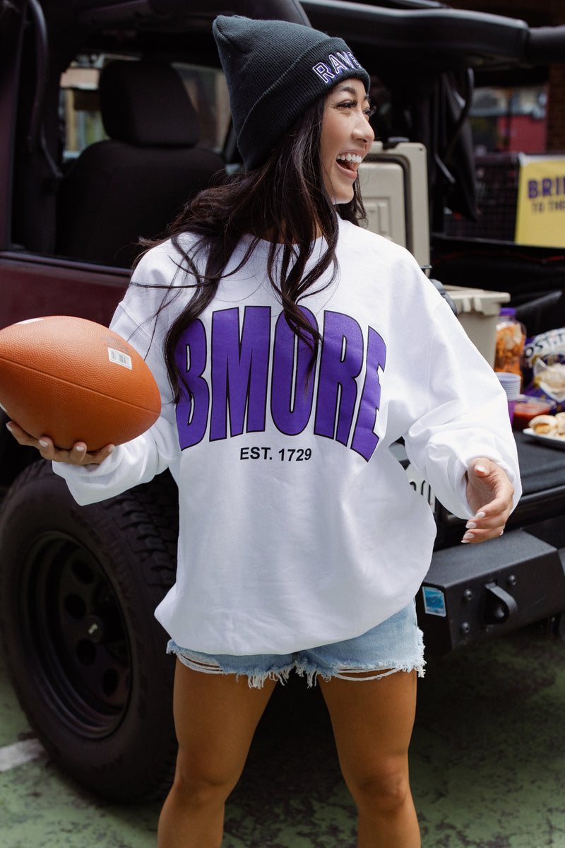 Bmore Varsity Crewneck Sweatshirt by Brightside