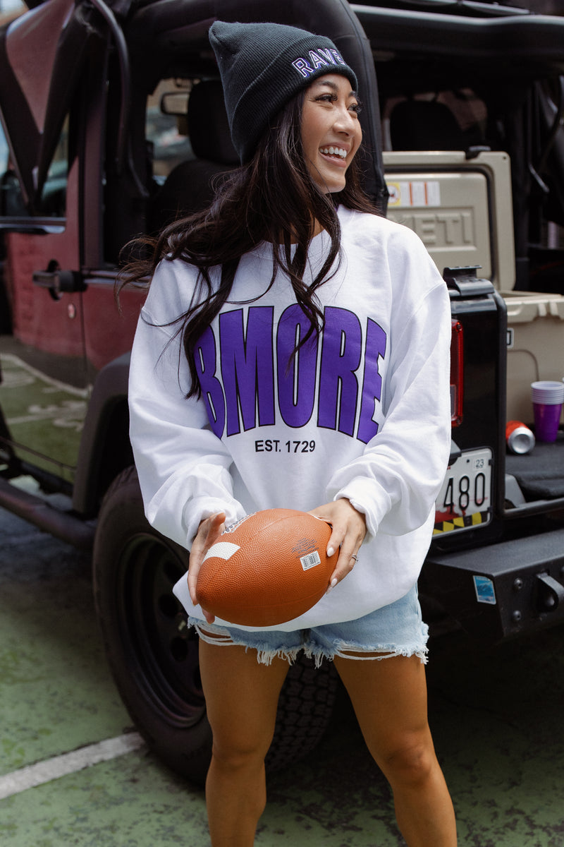 Bmore Varsity Crewneck Sweatshirt by Brightside