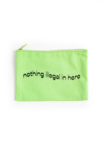 Brightside the Label Nothing Illegal Pouch