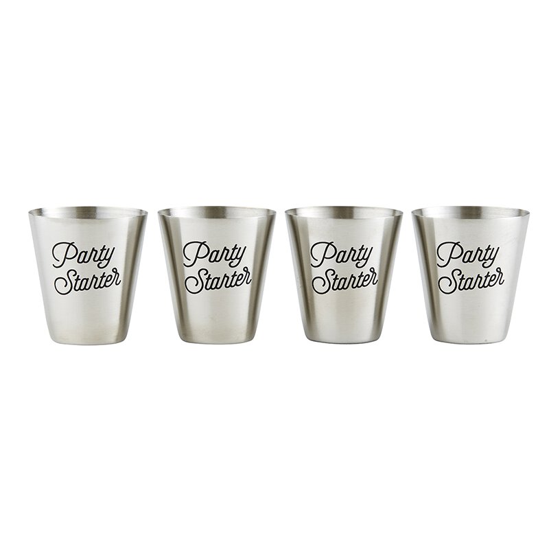 Party Starter Stainless Steel Shot Glass Set