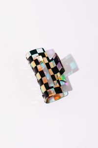 Kinsley Checkered Hair Clip